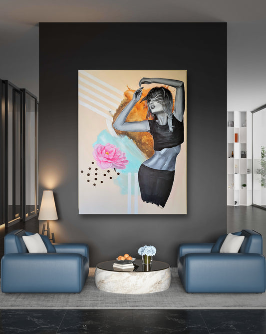 "Peony" Original Painting