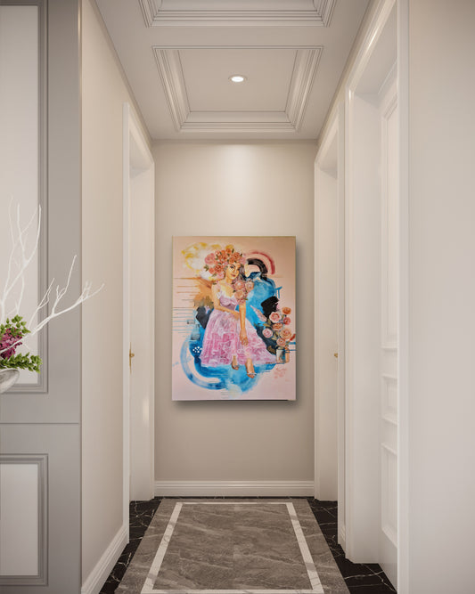 "Frills" Original Painting